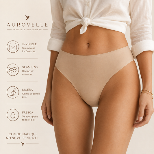Tanga Invisible Anti Camel Toe – Cintura Alta
