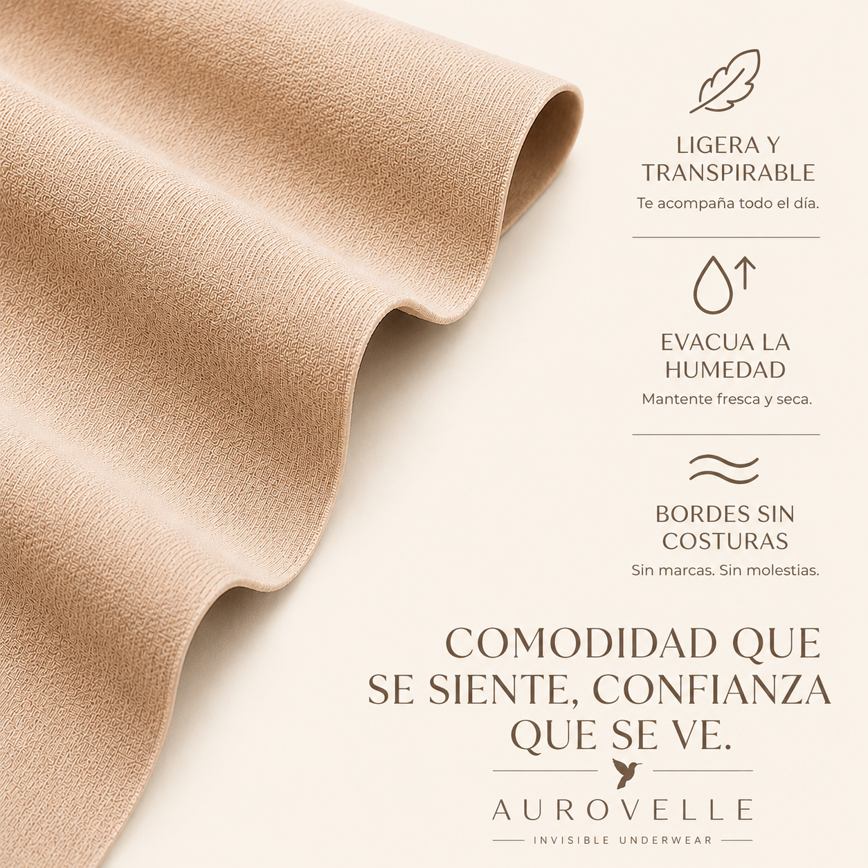 Tanga Invisible Anti Camel Toe – Cintura Alta