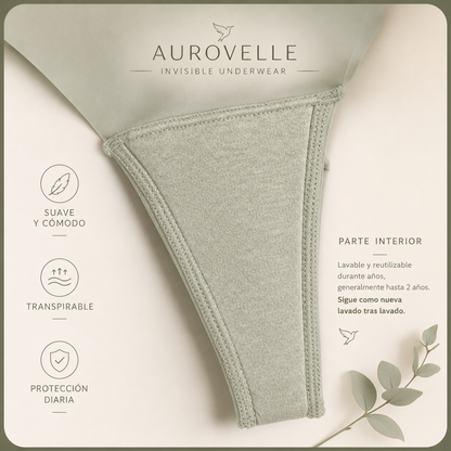 Pack 3 unidades Tanga Invisible Anti Camel Toe – Cintura Alta