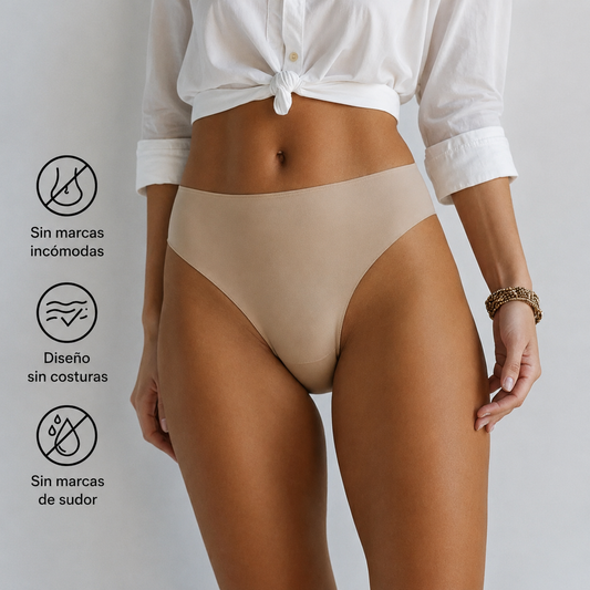 Tanga invisible con punta de camello - Tiro alto